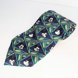 Robert Talbott / The Disney Store Necktie Mickey Mouse England Silk Collectible‎